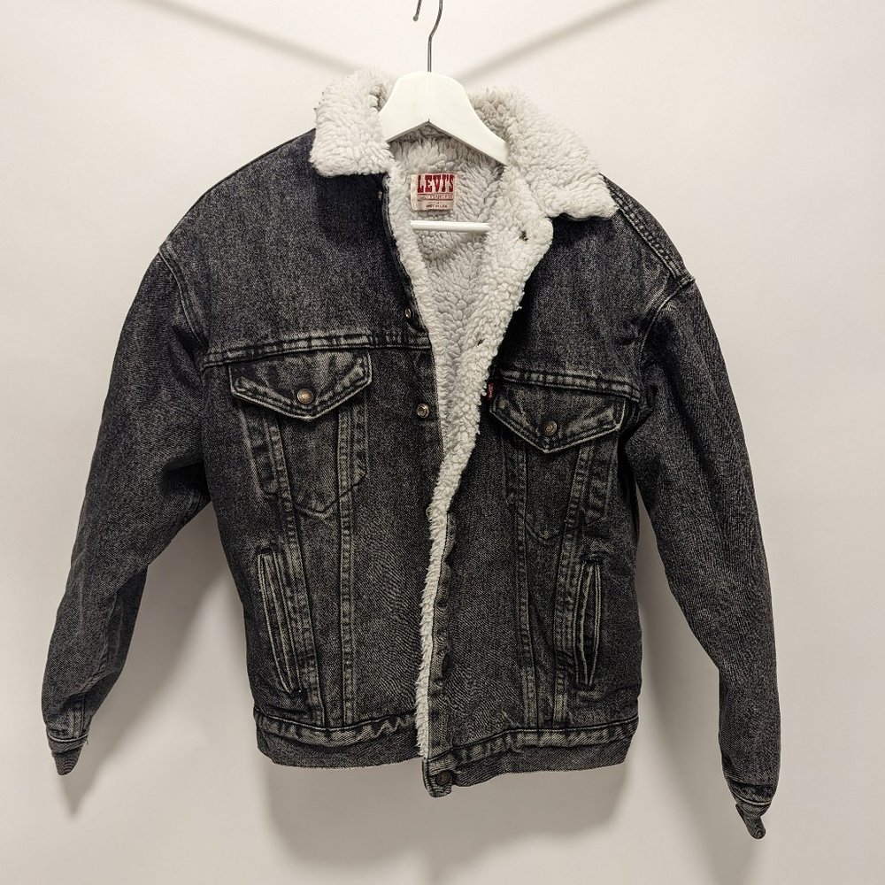 Levis Shearling Lined Denim Jacket